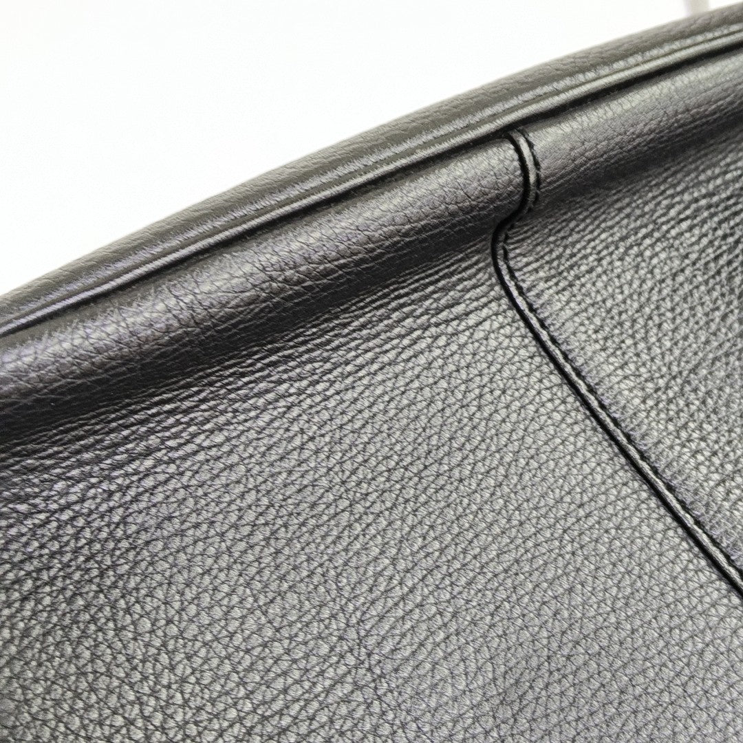 Calfskin Shoulder Bag Black