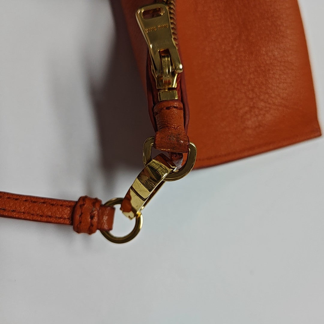 Matelassé Calfskin Orange