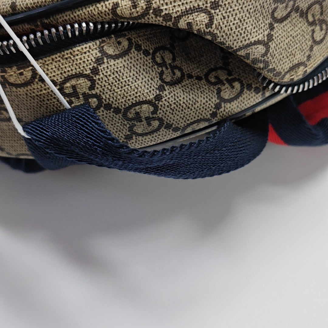 GG Supreme Monogram Coated Canvas Beige
