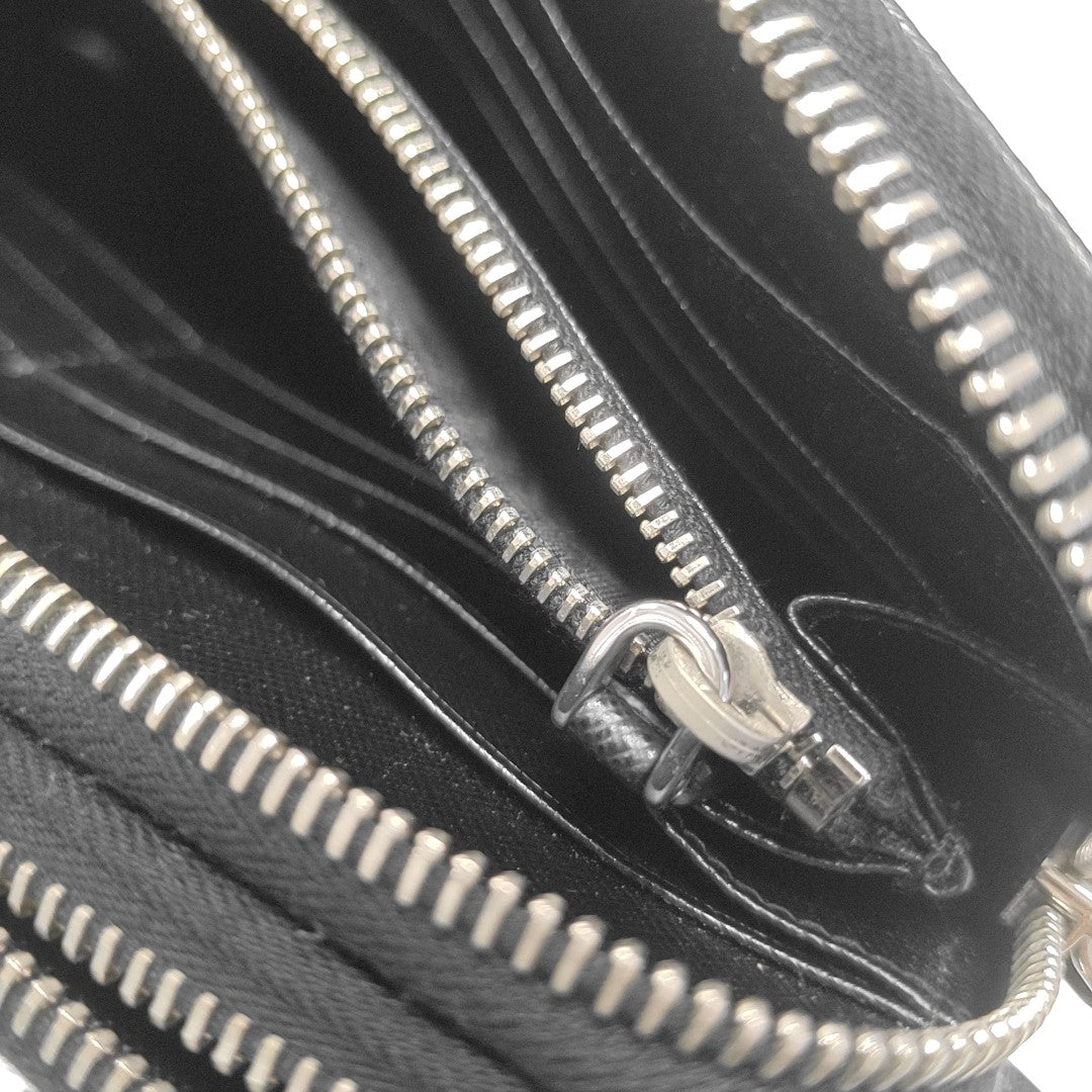 Saffiano Calfskin Clutch Black