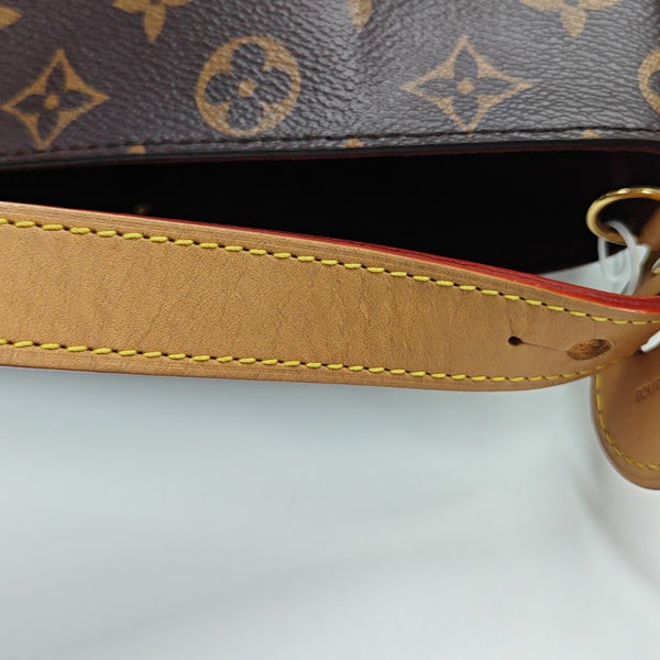 ALL IN Monogram Coated Canvas Brown