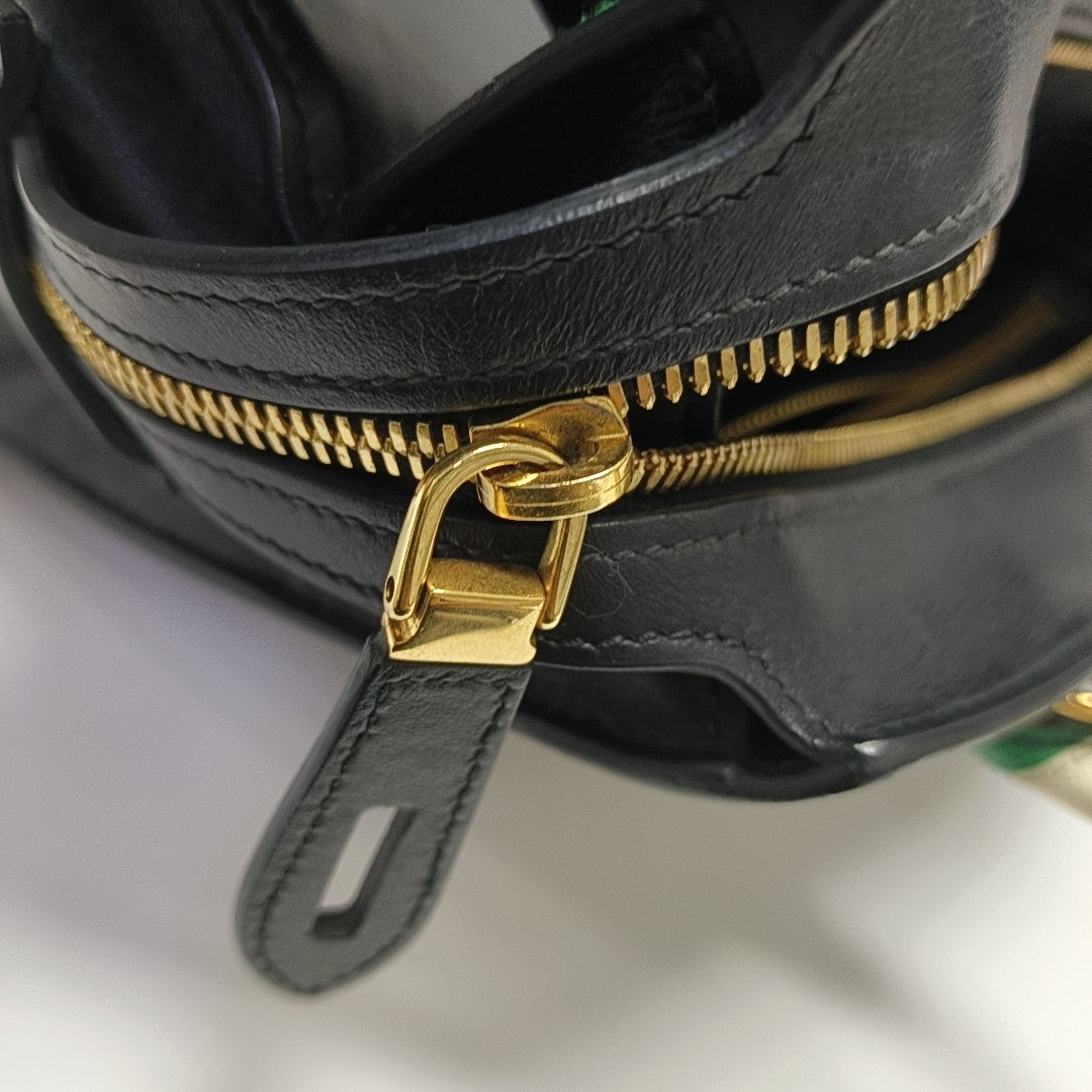 Esplanade Saffiano Calfskin Black