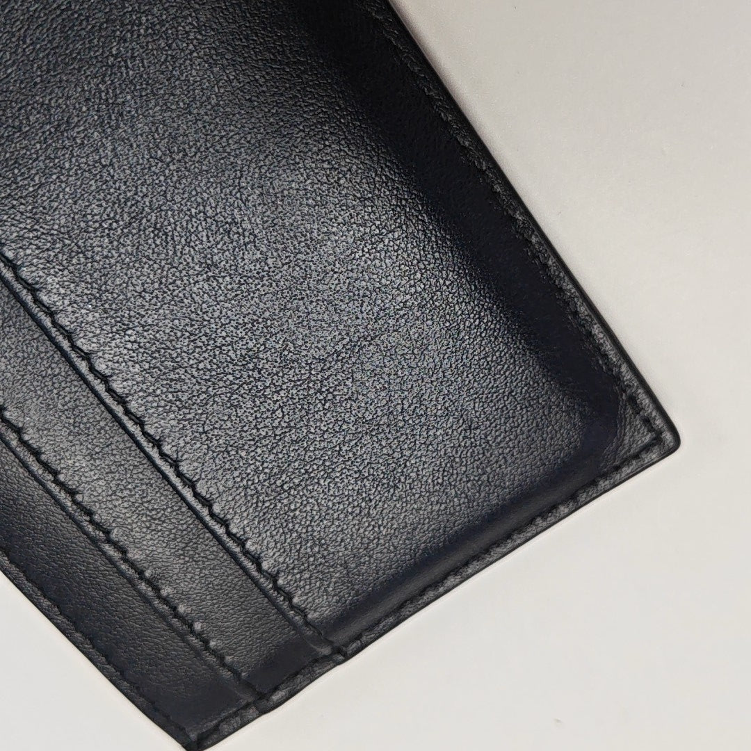 Calfskin Card Holder Blue