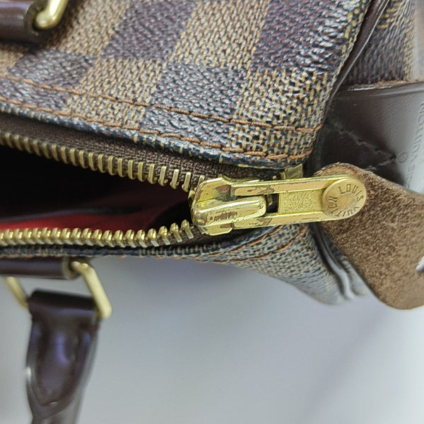 SPEEDY 25 Damier Ebene Coated Canvas Brown