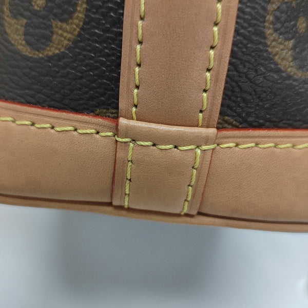 NOÉ Nano Monogram Coated Canvas Brown