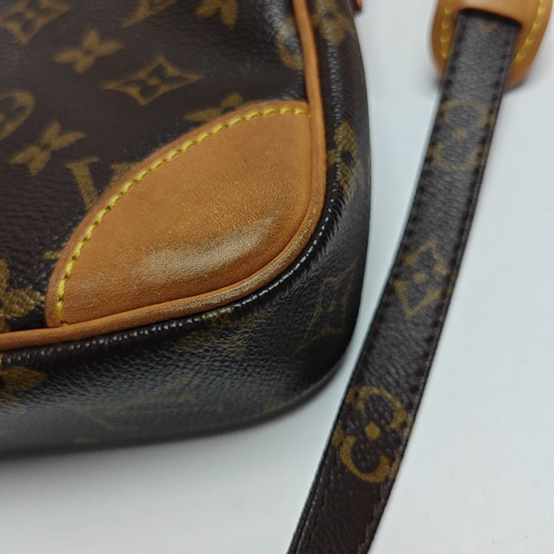 DANUBE Monogram Coated Canvas Brown