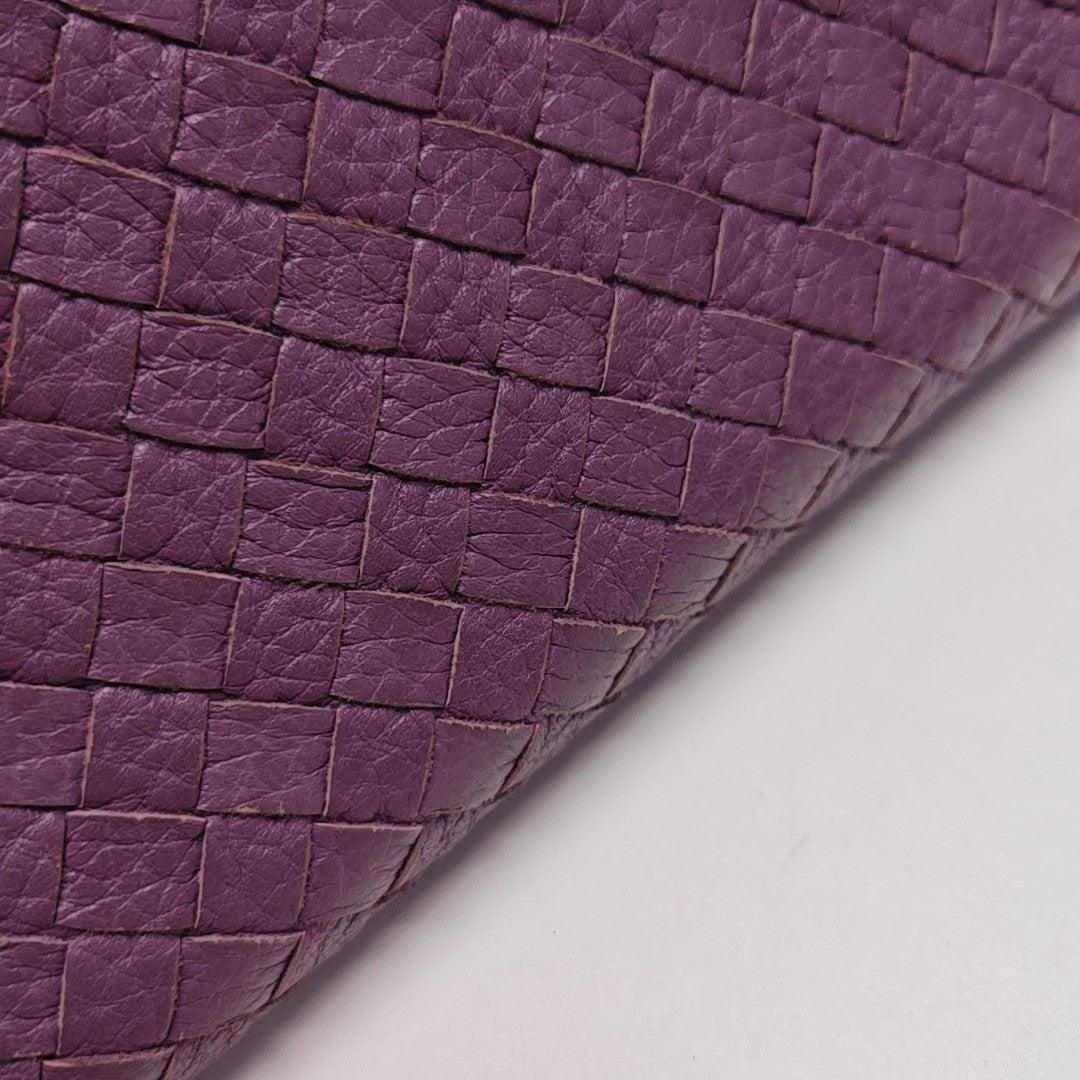 Lambskin Wallet Purple