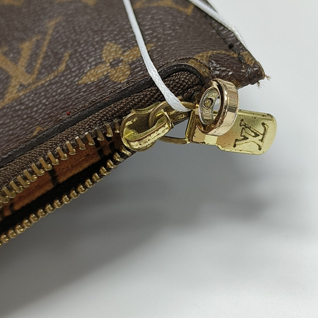 NEVERFULL PM Monogram Coated Canvas Brown