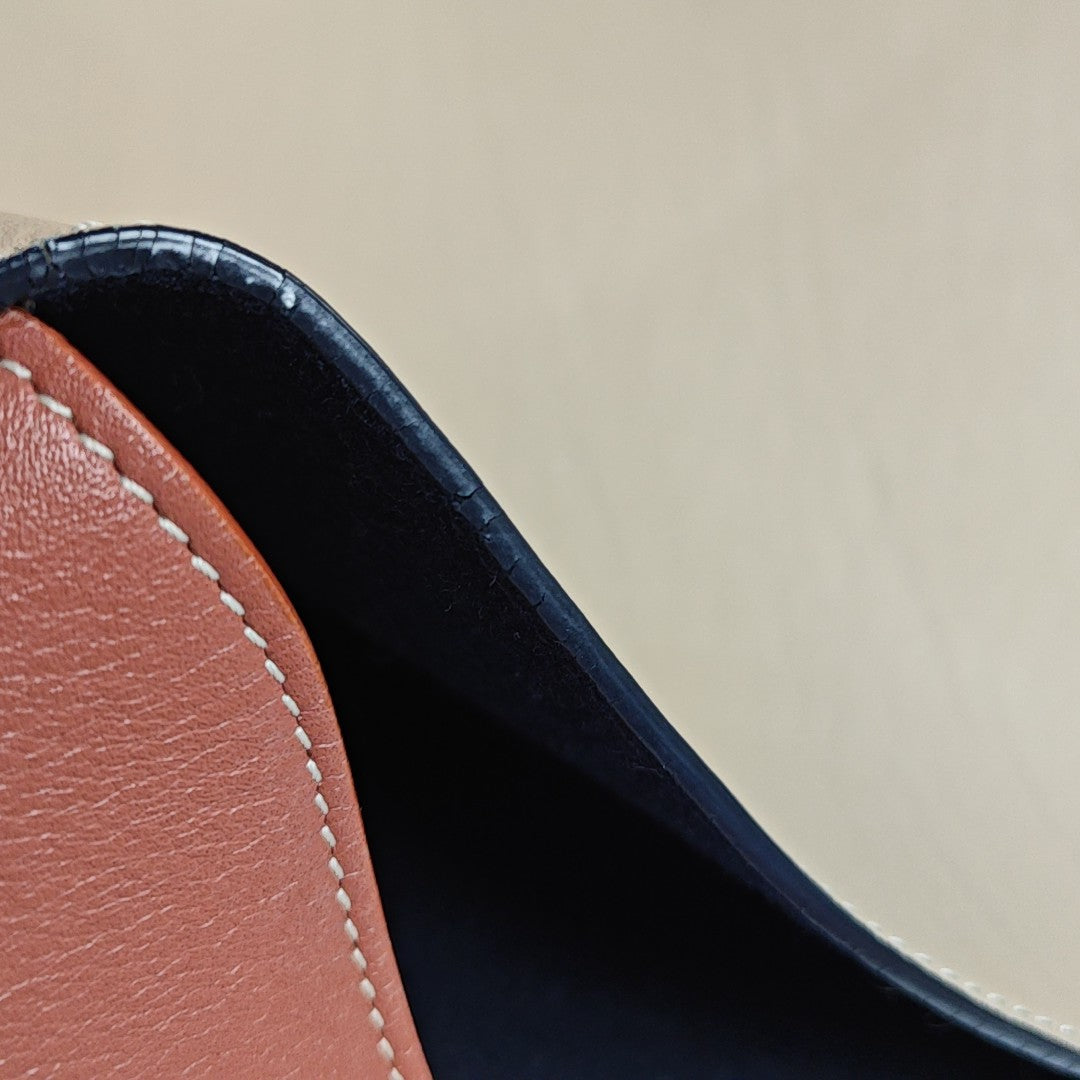 TWISTED CABAS Small Calfskin Blue