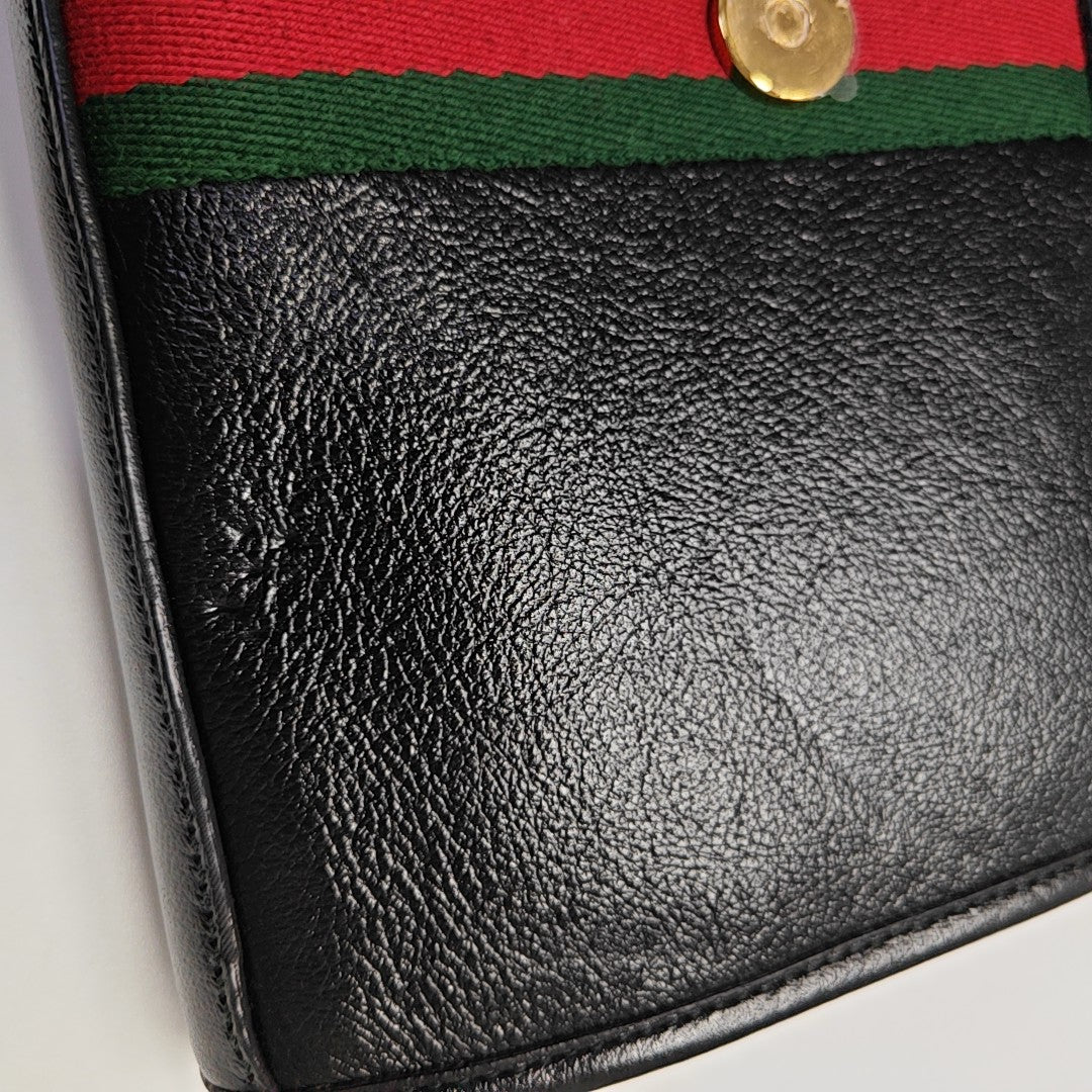 Rajah Small Calfskin Black