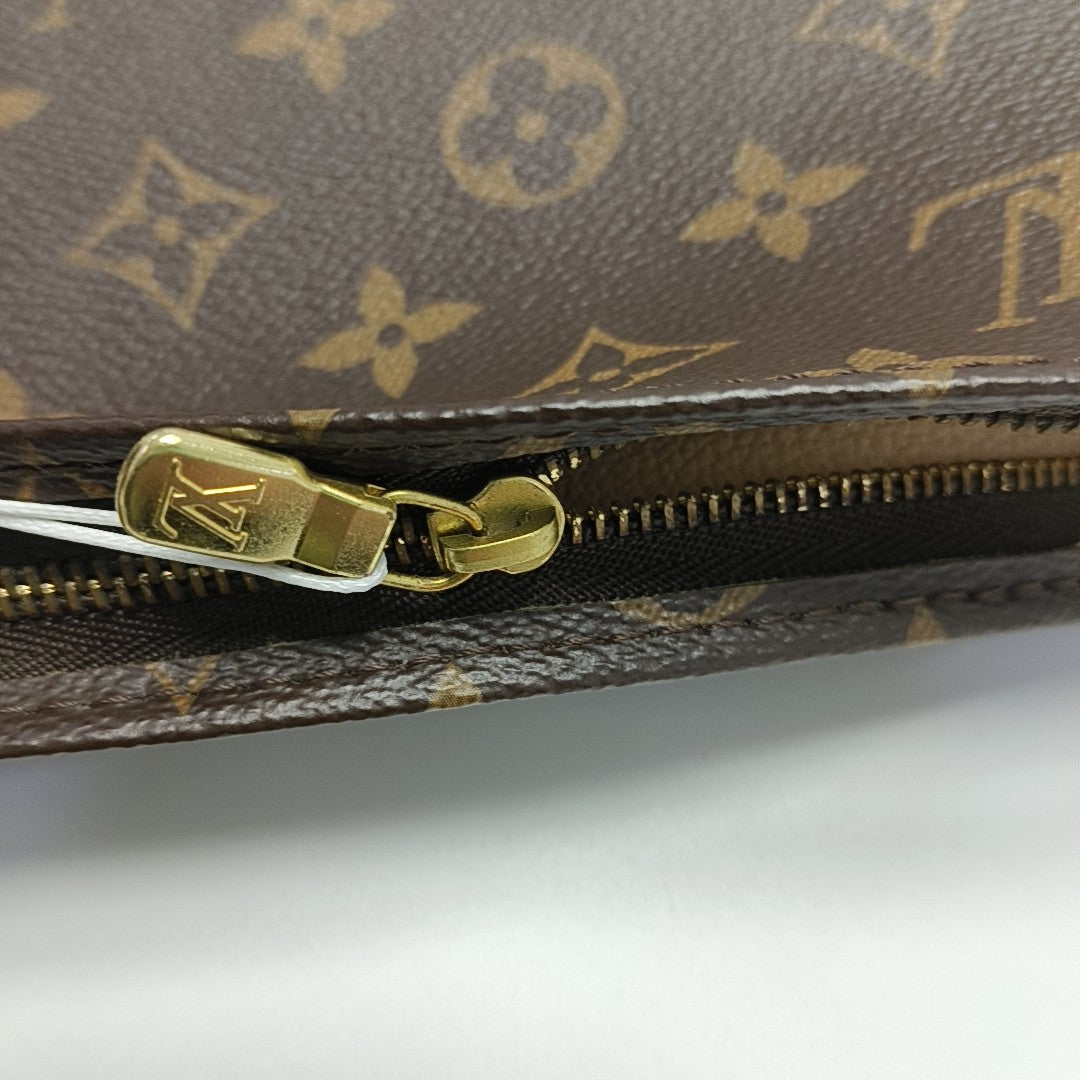 TOILET POCKET 26 Monogram Coated Canvas Brown