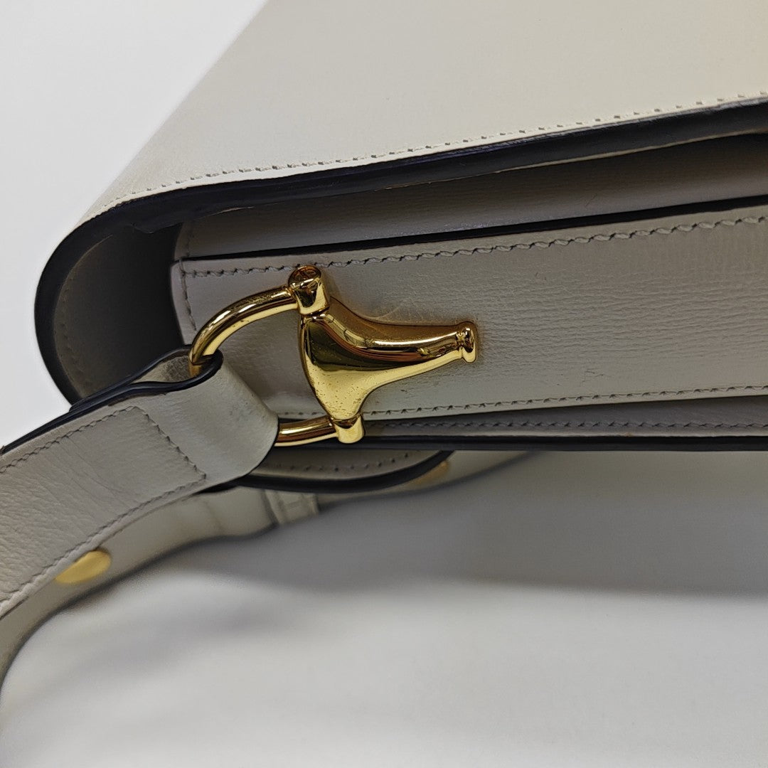 Horsebit 1955 Small Calfskin White