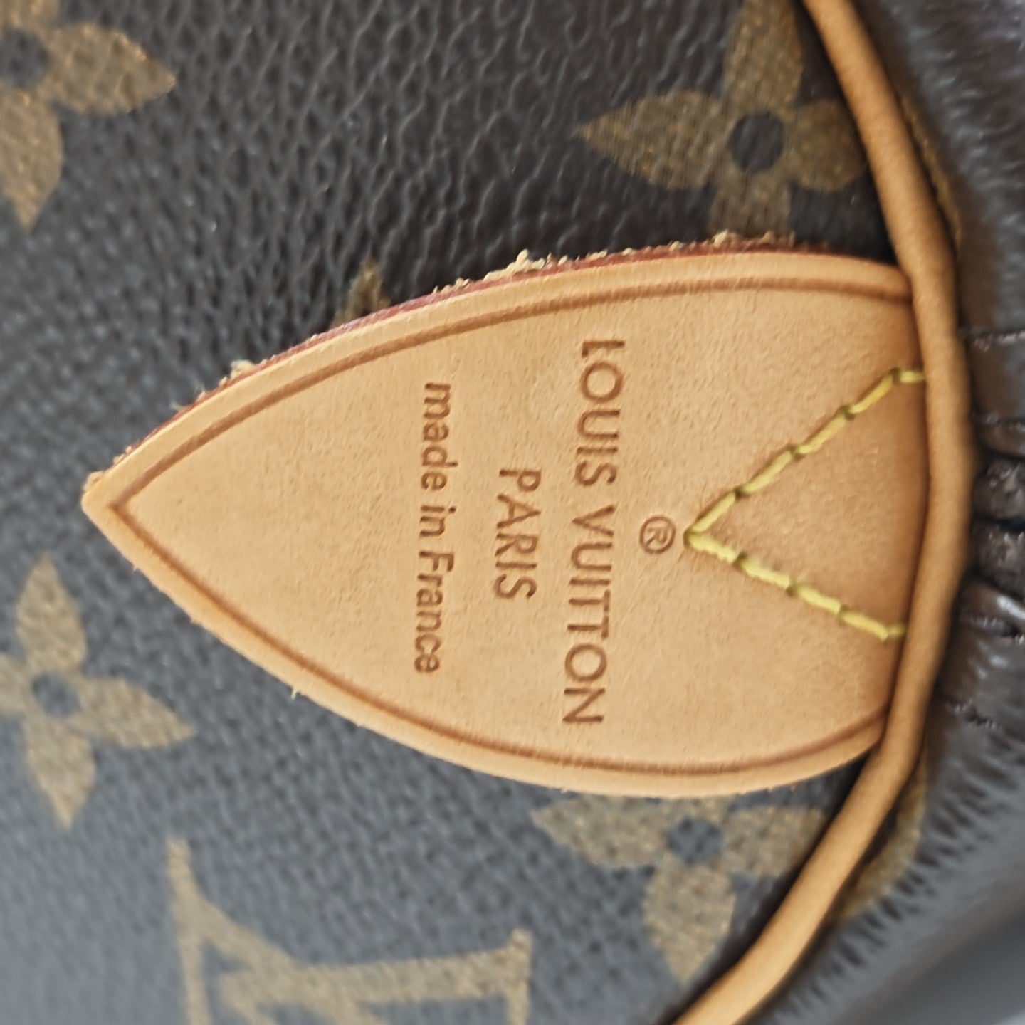 SPEEDY 30 Monogram Coated Canvas Brown