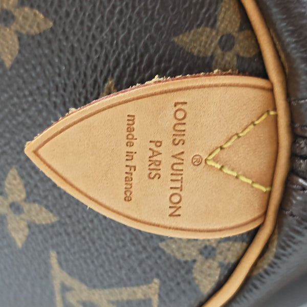 SPEEDY 30 Monogram Coated Canvas Brown