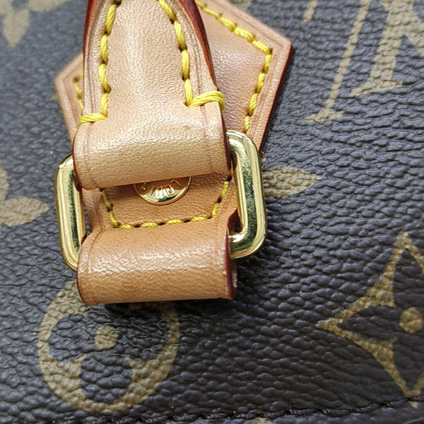 SPEEDY 20 Monogram Coated Canvas Brown