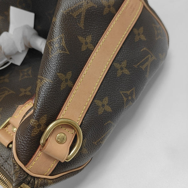 SPEEDY 25 Monogram Coated Canvas Brown