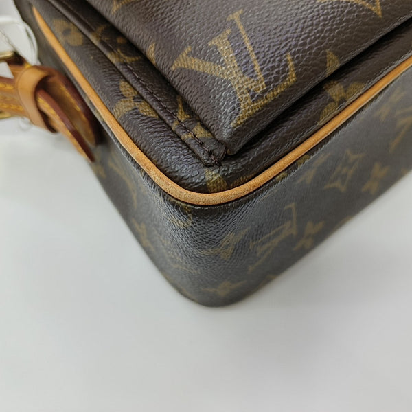 VIVA CITE Monogram Coated Canvas Brown