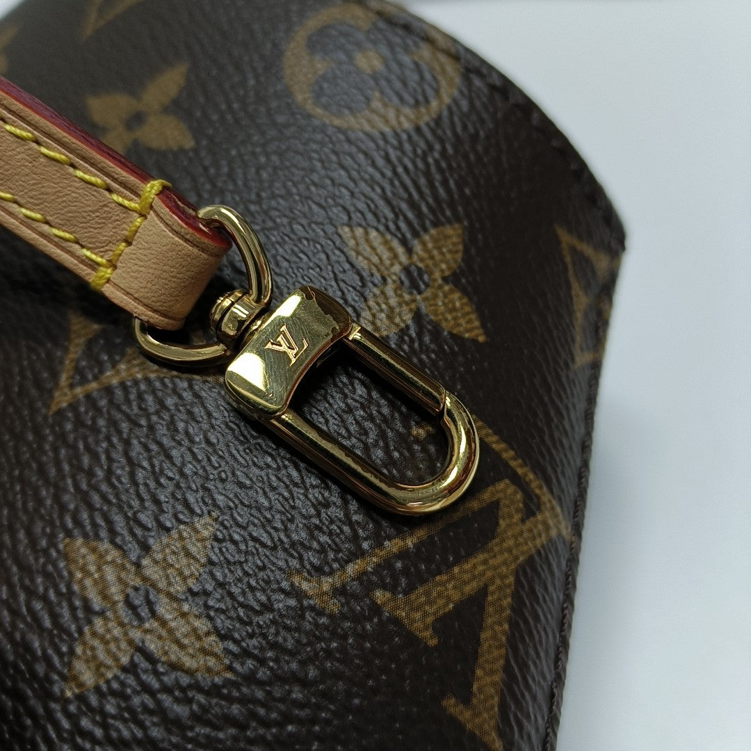 RIVAGE BB Monogram Coated Canvas Brown