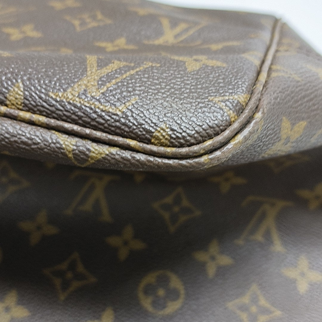NEVERFULL GM Monogram Coated Canvas Brown