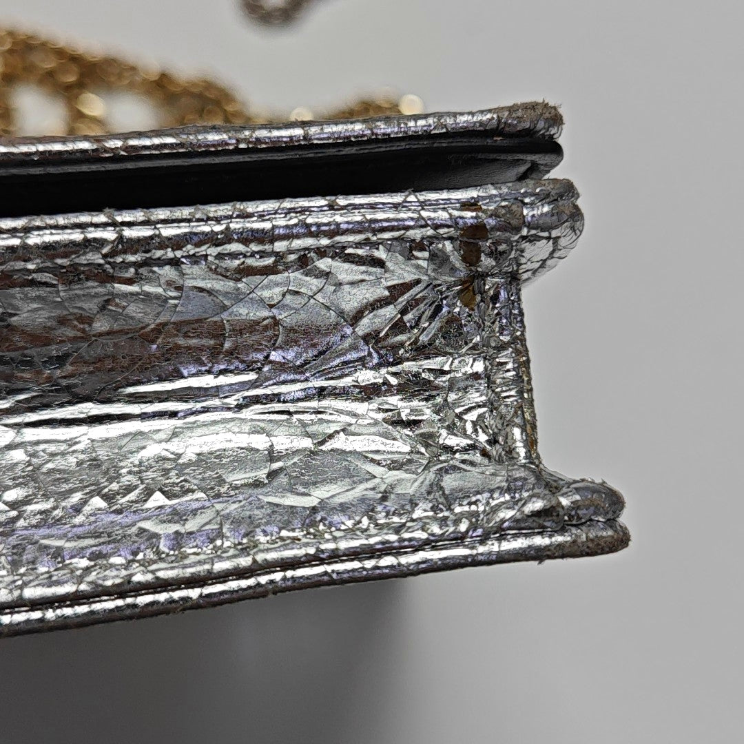 Diorama Cannage Calfskin Silver