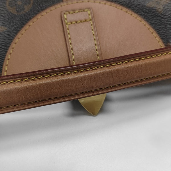 DUFFLE Monogram Coated Canvas Brown