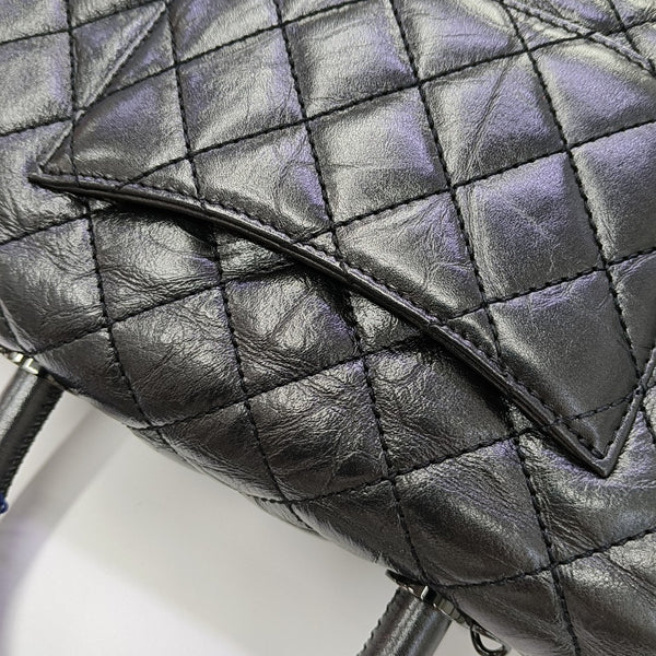 COCO HANDLE Small Quilted Calfskin Black