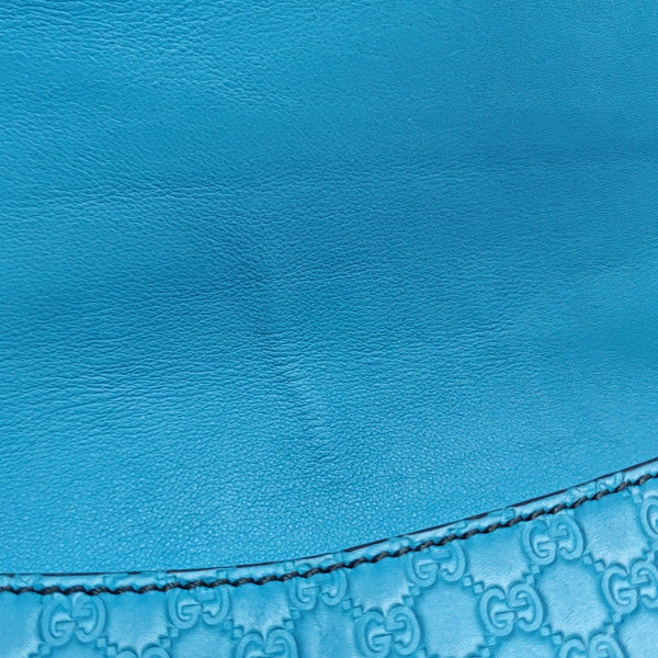 Emily Chain Monogram Calfskin Blue