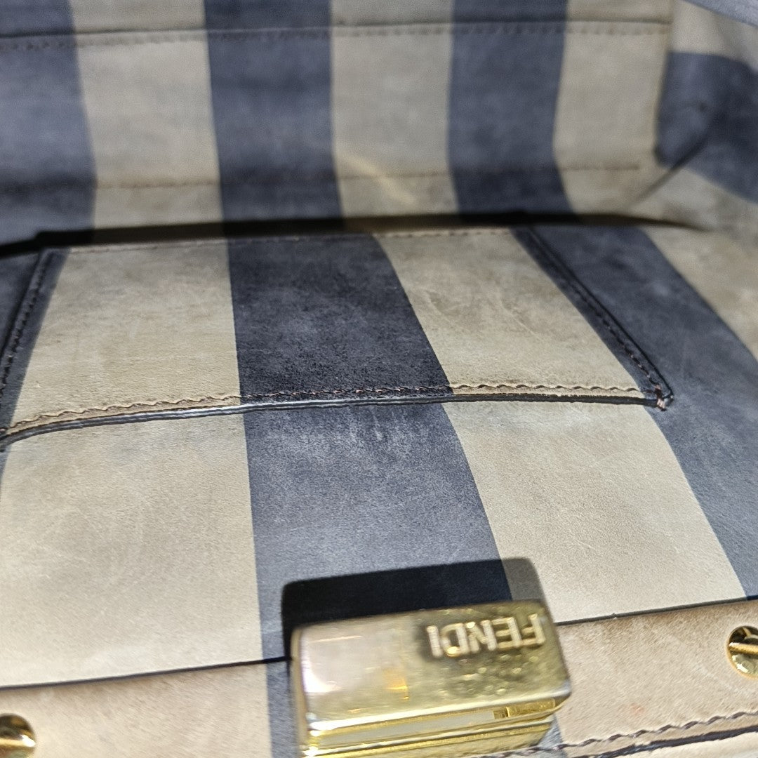 Peekaboo Mini Lambskin Black
