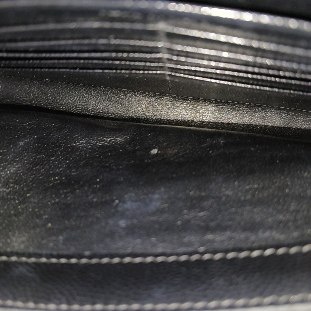 MONOGRAM Medium Chevron Calfskin Black
