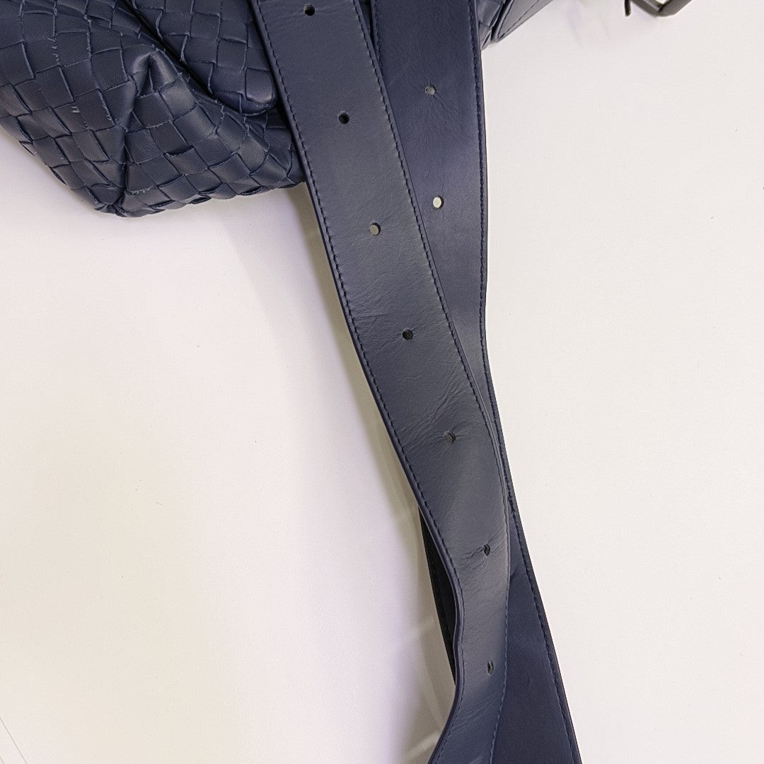 Calfskin Shoulder Bag Blue