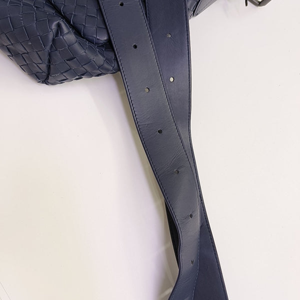 Calfskin Shoulder Bag Blue