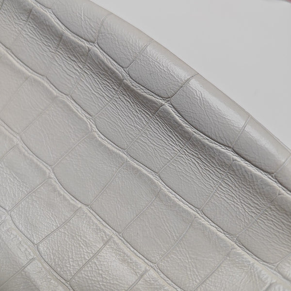 Le Cagole Mini Calfskin White