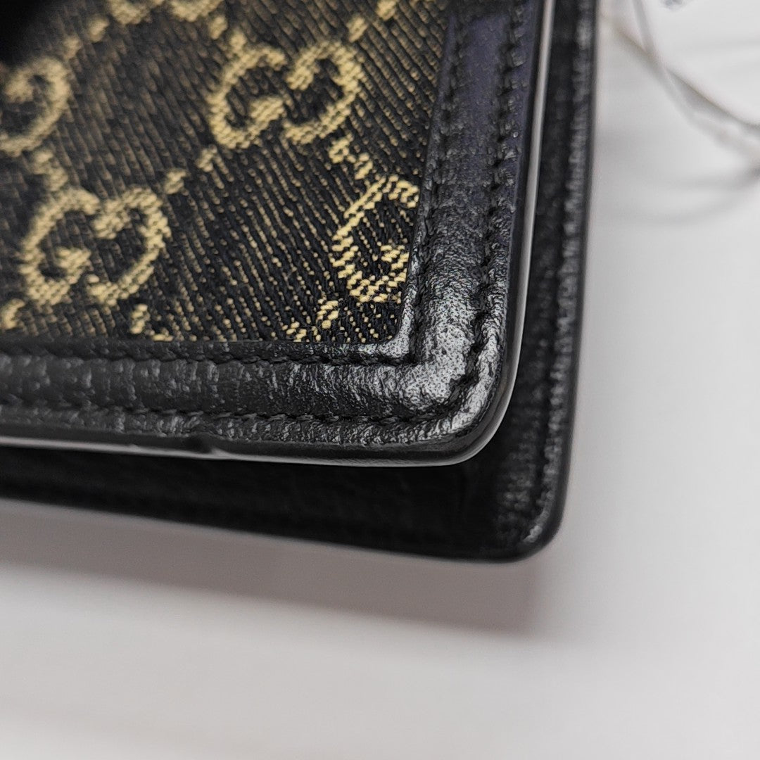 Dionysus Super Mini Monogram Denim Black