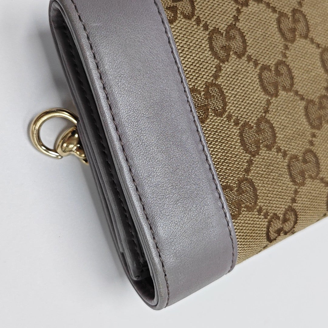 Monogram Canvas Wallet Brown