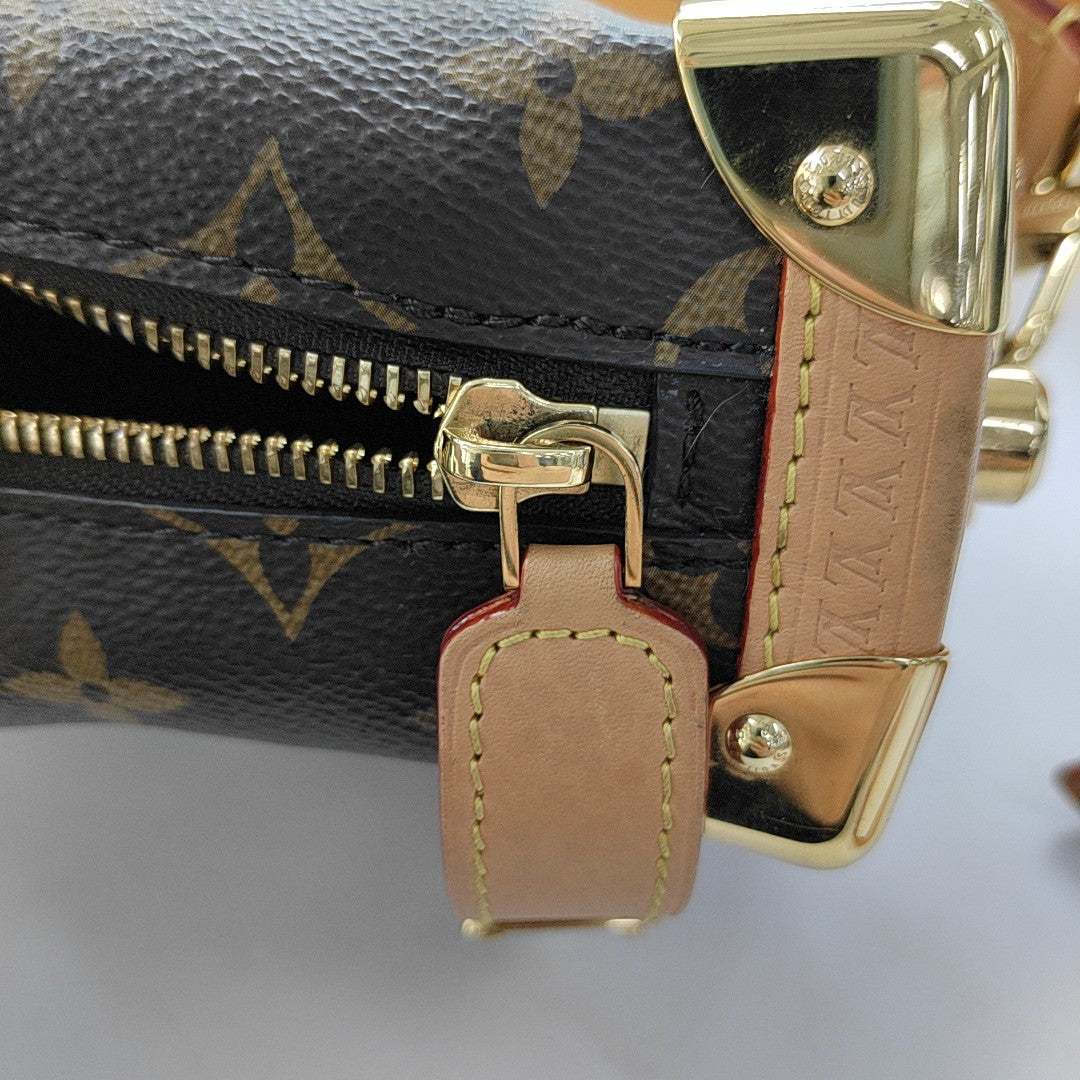 SIDE TRUNK PM Monogram Coated Canvas Brown