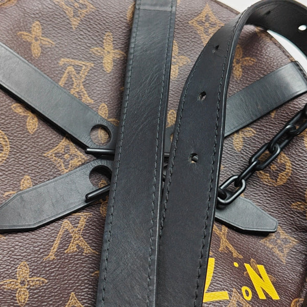 WHEEL BOX Monogram Coated Canvas Brown