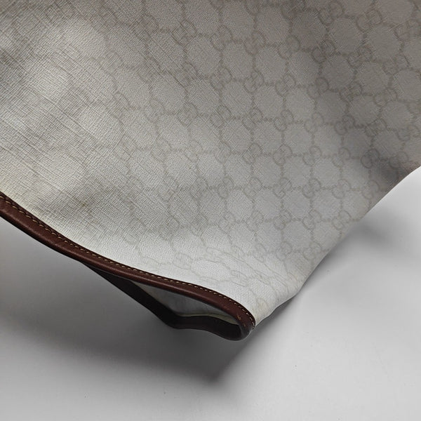 Monogram Coated Canvas White
