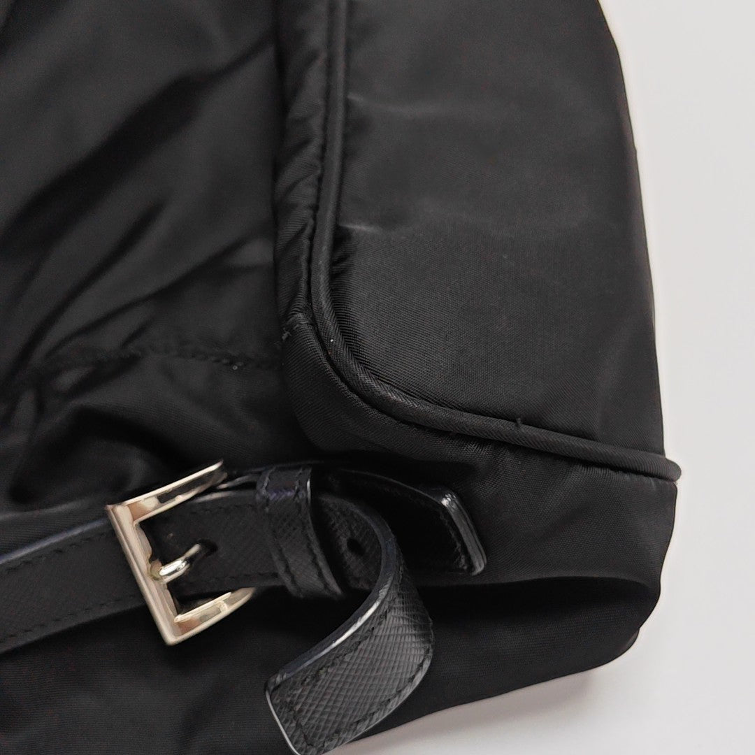 Nylon Backpack Black