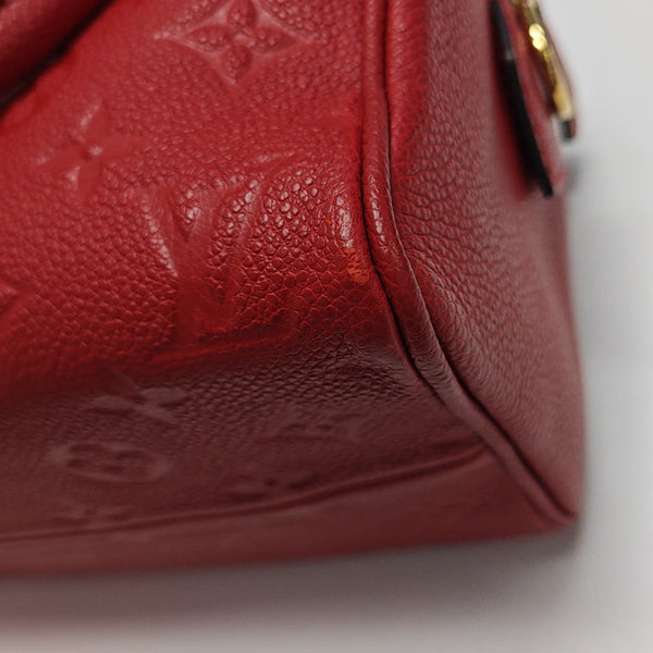 SPEEDY 20 Monogram Calfskin Red
