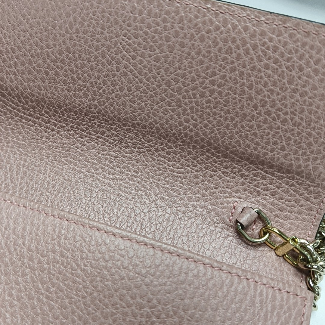 Interlocking G Small Calfskin Pink