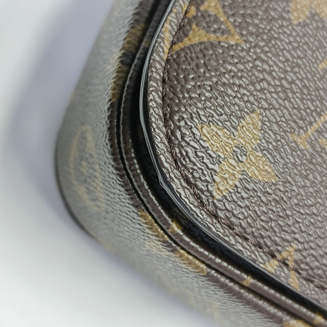 MÉTIS MM Monogram Coated Canvas Brown