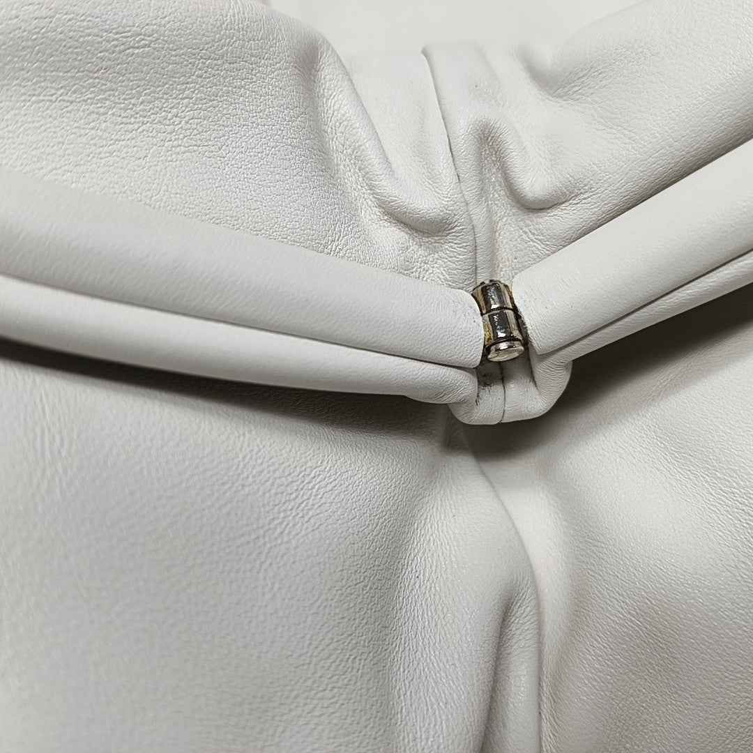 The Pouch Large Calfskin White