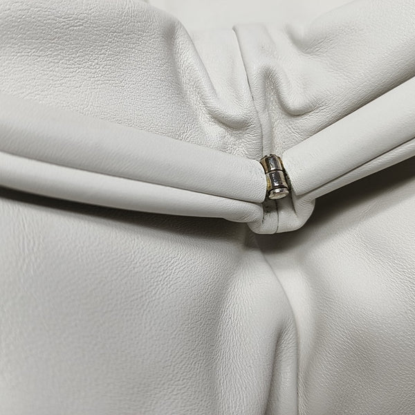 The Pouch Large Calfskin White