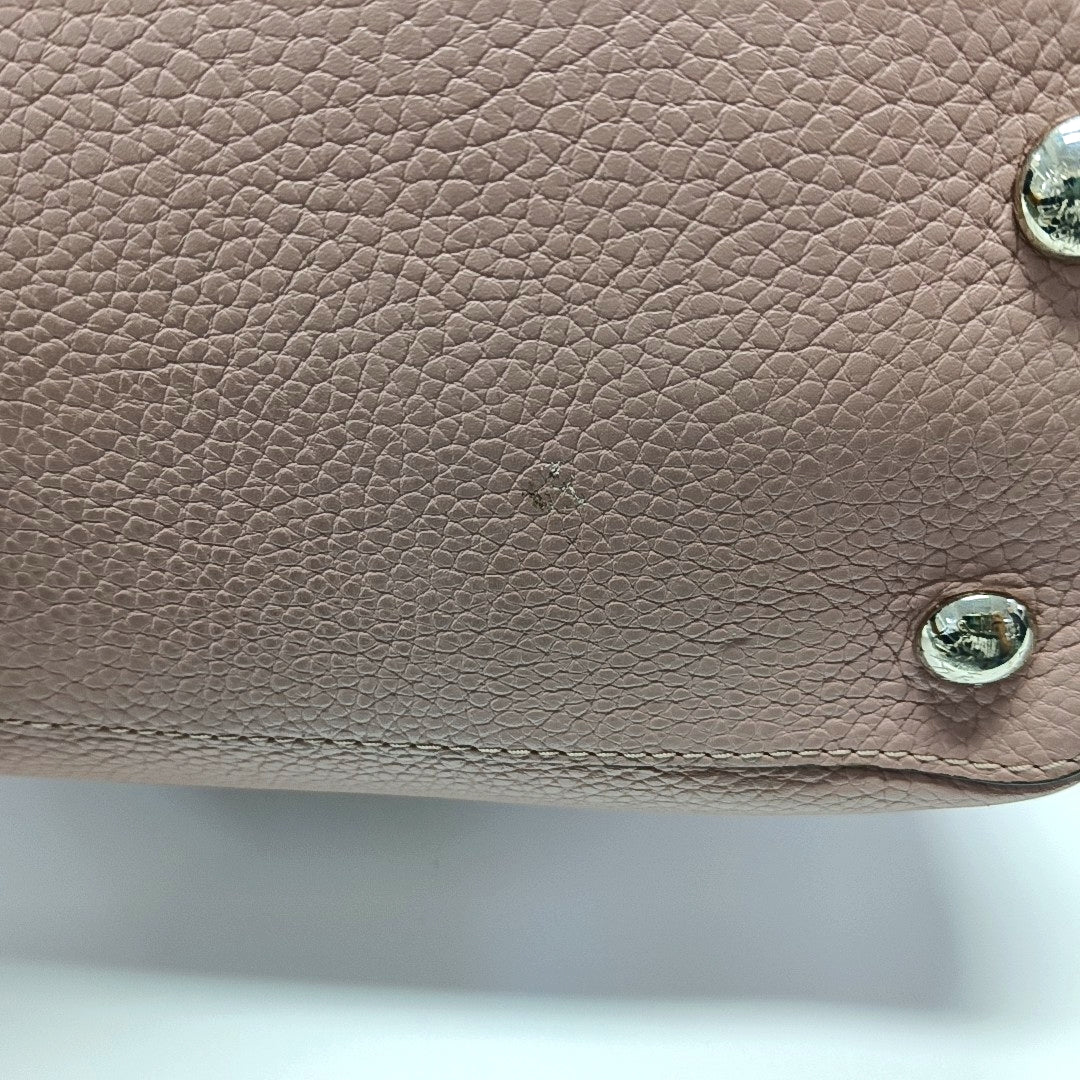 CAPUCINES MM Calfskin Pink