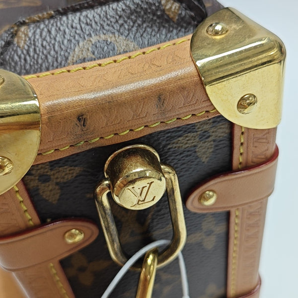 SIDE TRUNK MM Monogram Coated Canvas Brown