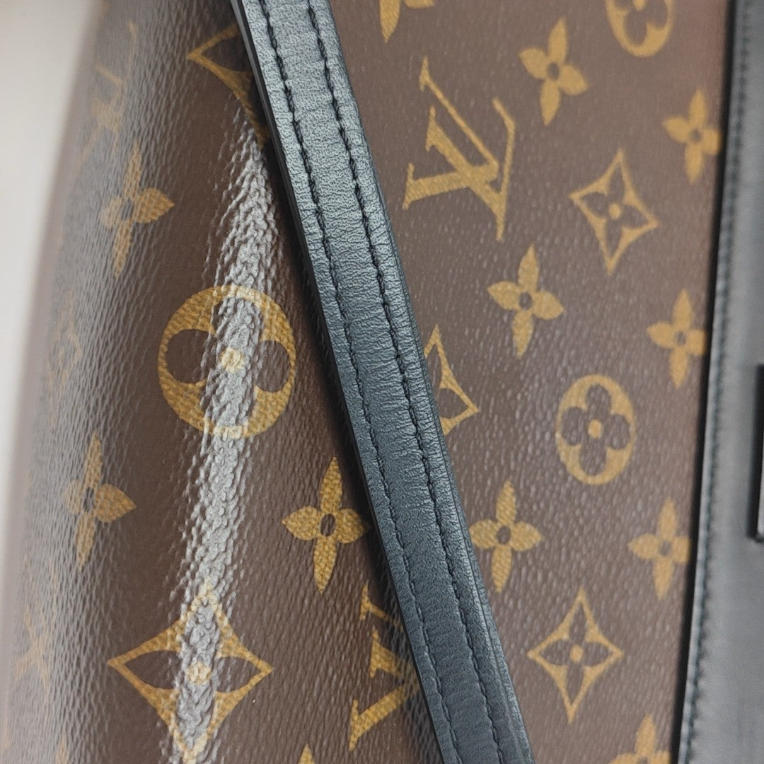 LOCKY BB Monogram Coated Canvas Brown