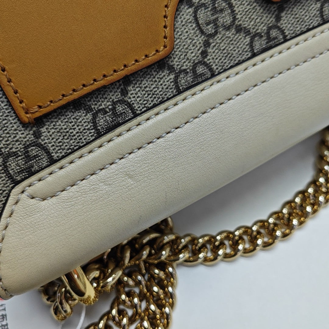 Padlock Small Coated Canvas Multicolor