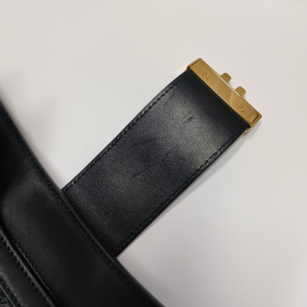 Padlock Medium Monogram Calfskin Black