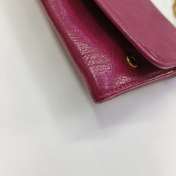 Calfskin Shoulder Bag Red
