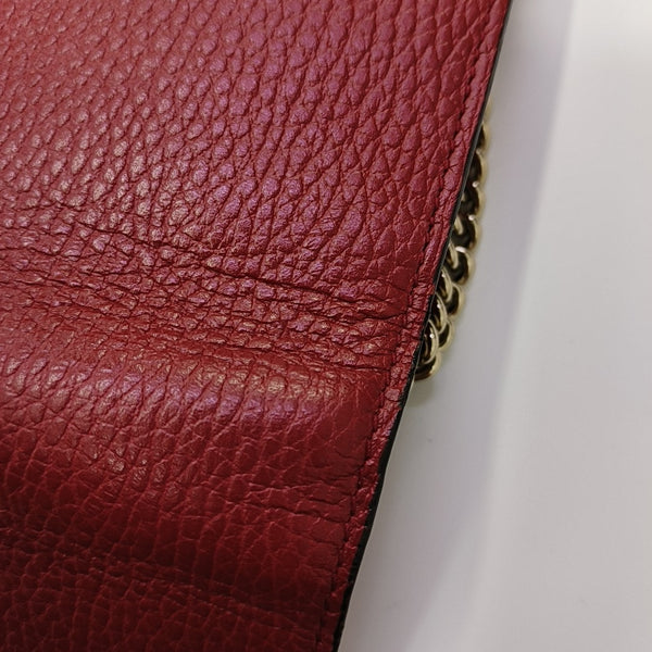 Calfskin Shoulder Bag Red